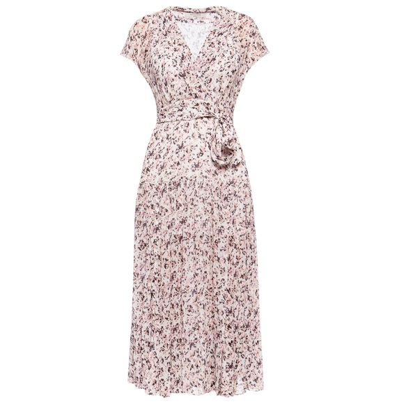 ALL SAINTS ☆ Alix Freefall Floral Midi Dress ☆ Chalk White ☆ Size X-Small - Picture 3 of 9